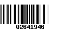 Código de Barras 02641946