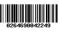 Código de Barras 0264690042249