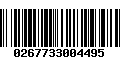 Código de Barras 0267733004495