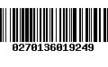 Código de Barras 0270136019249