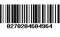 Código de Barras 0270204604964