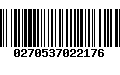 Código de Barras 0270537022176