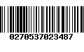 Código de Barras 0270537023487