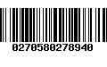 Código de Barras 0270580278940