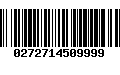 Código de Barras 0272714509999