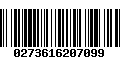 Código de Barras 0273616207099