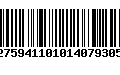 Código de Barras 02759411010140793058