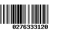 Código de Barras 0276333120