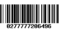 Código de Barras 0277777206496
