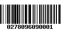 Código de Barras 0278096090001