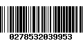 Código de Barras 0278532039953