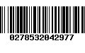 Código de Barras 0278532042977