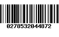Código de Barras 0278532044872