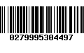 Código de Barras 0279995304497