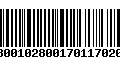 Código de Barras 0280010280017011702060