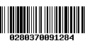 Código de Barras 0280370091284