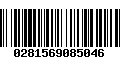 Código de Barras 0281569085046