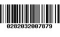 Código de Barras 0282032007879