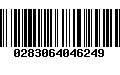 Código de Barras 0283064046249