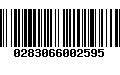 Código de Barras 0283066002595