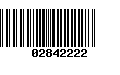 Código de Barras 02842222