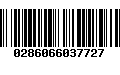 Código de Barras 0286066037727
