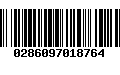 Código de Barras 0286097018764