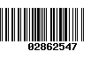 Código de Barras 02862547