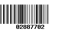 Código de Barras 02887702