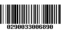 Código de Barras 0290033006890