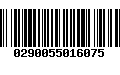 Código de Barras 0290055016075