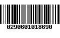 Código de Barras 0290601018690