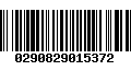 Código de Barras 0290829015372