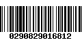 Código de Barras 0290829016812