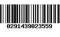 Código de Barras 0291439023559