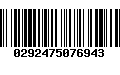 Código de Barras 0292475076943