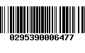 Código de Barras 0295390006477