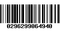 Código de Barras 0296299064940