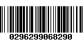 Código de Barras 0296299068290