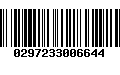 Código de Barras 0297233006644