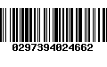 Código de Barras 0297394024662