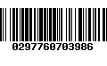 Código de Barras 0297760703986