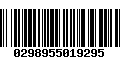 Código de Barras 0298955019295