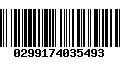 Código de Barras 0299174035493
