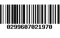 Código de Barras 0299607021970