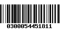 Código de Barras 0300054451811