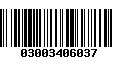 Código de Barras 03003406037