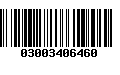 Código de Barras 03003406460