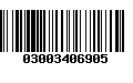 Código de Barras 03003406905