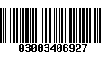 Código de Barras 03003406927